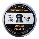 SNOWPEAK ROUND CAL. .25