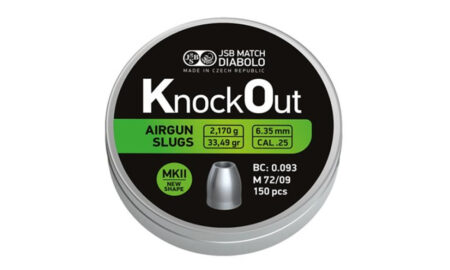 JSB KNOCK OUT MKII SLUG CAL. .25.