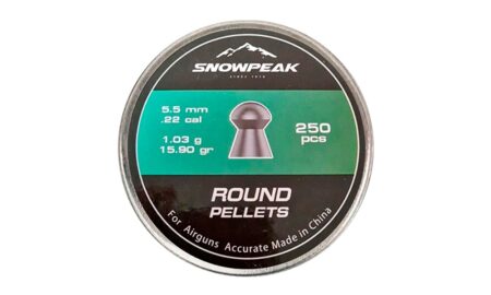 SNOWPEAK ROUND CAL. .22